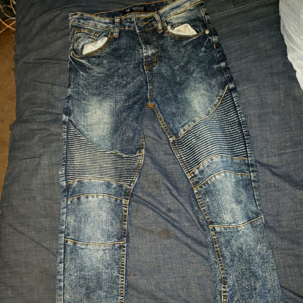 Young mens motto jeans